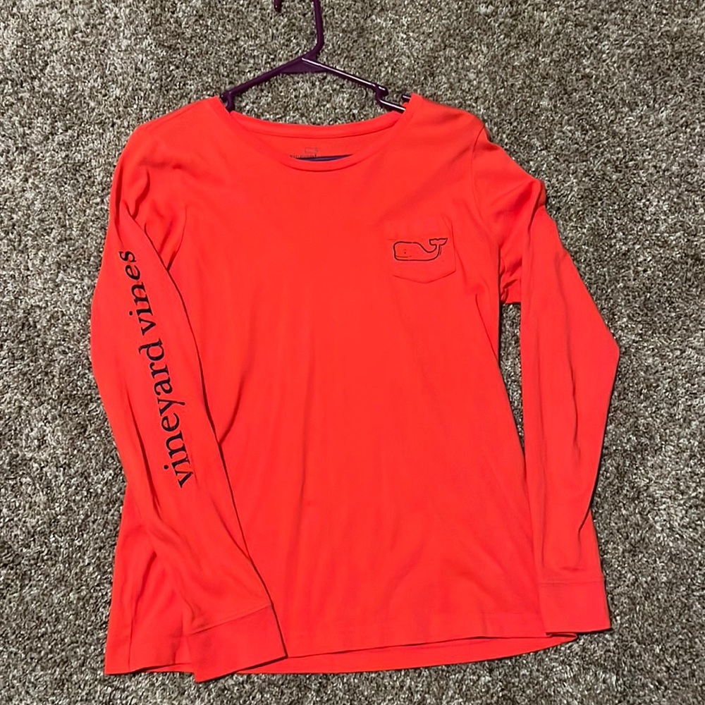 Red/orange medium Vineyard Vines long sleeve T-shirt